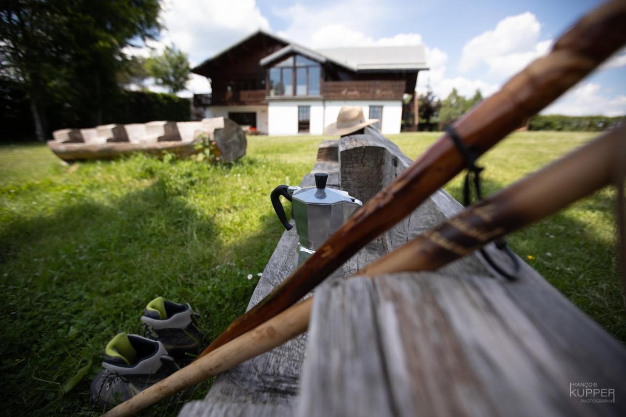 Вилла Le Gagnage 31 Pers- Malmedy, Rustique, Vue, Wellness Экстерьер фото