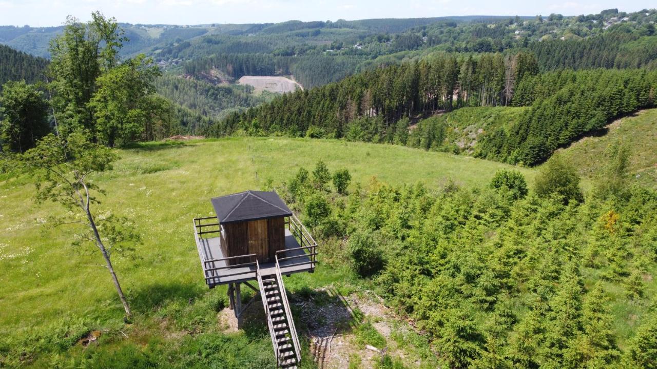 Вилла Le Gagnage 31 Pers- Malmedy, Rustique, Vue, Wellness Экстерьер фото