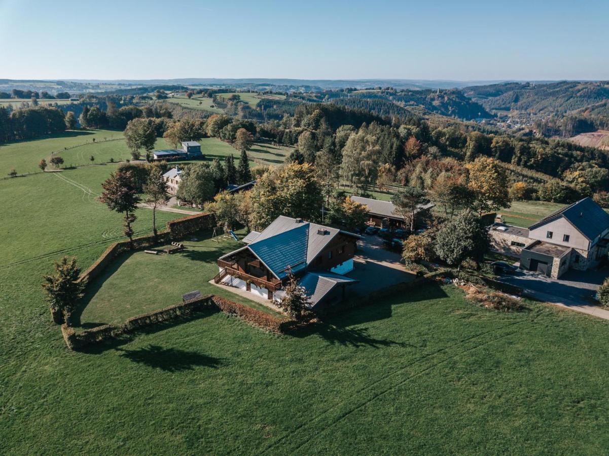 Вилла Le Gagnage 31 Pers- Malmedy, Rustique, Vue, Wellness Экстерьер фото